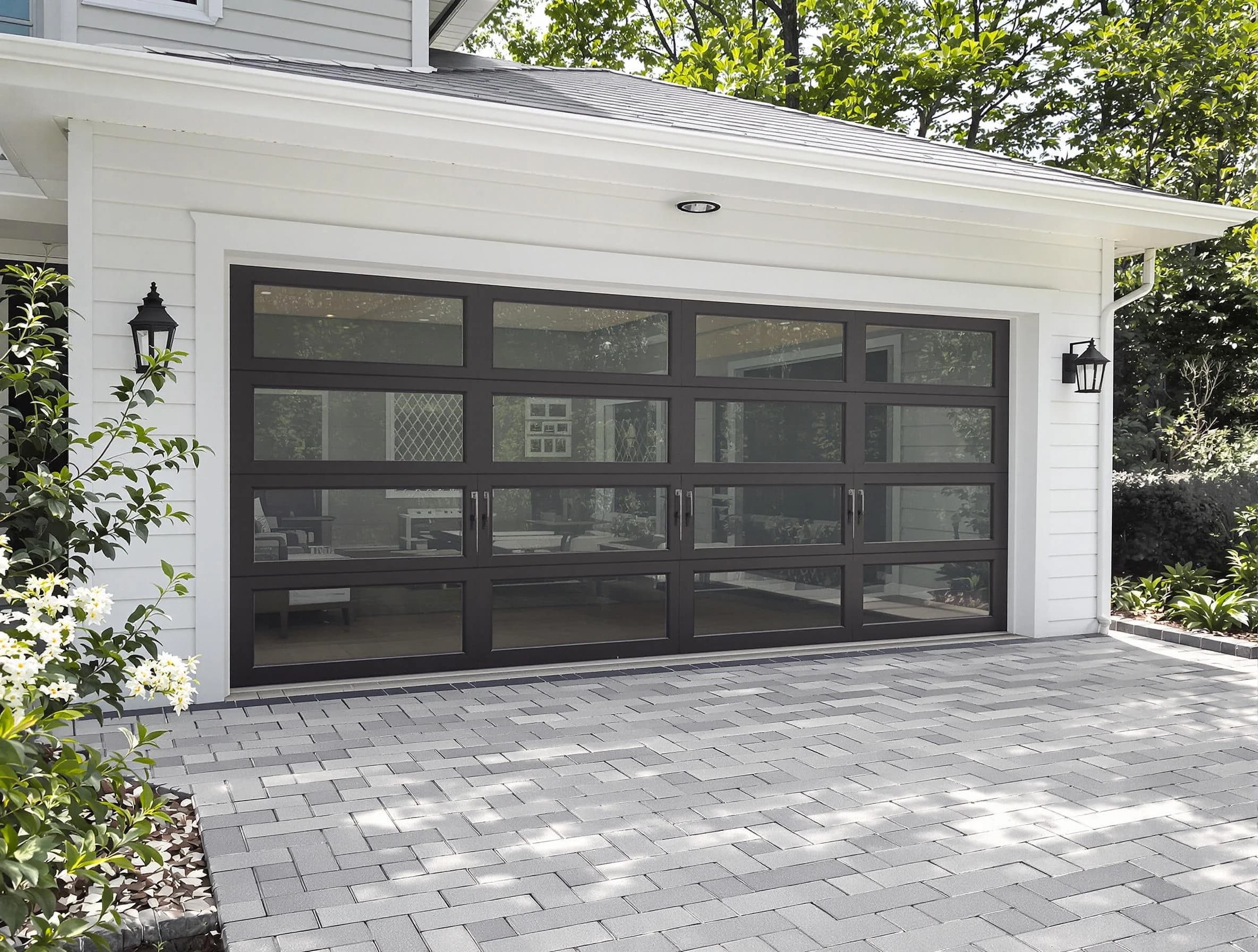 Mountain Brook Garage Door Repair design specialist presenting custom garage door options to Mountain Brook homeowner