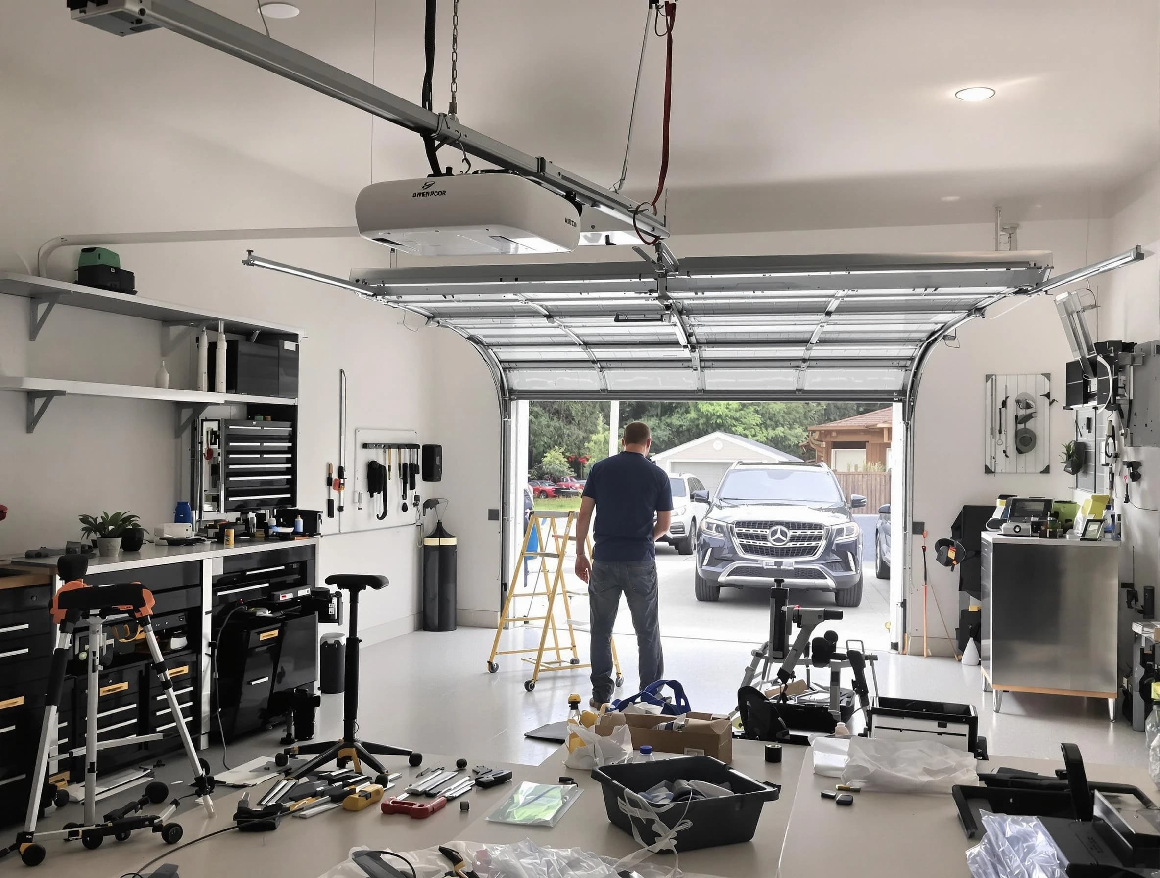 Garage door opener installation by Mountain Brook Garage Door Repair in Mountain Brook