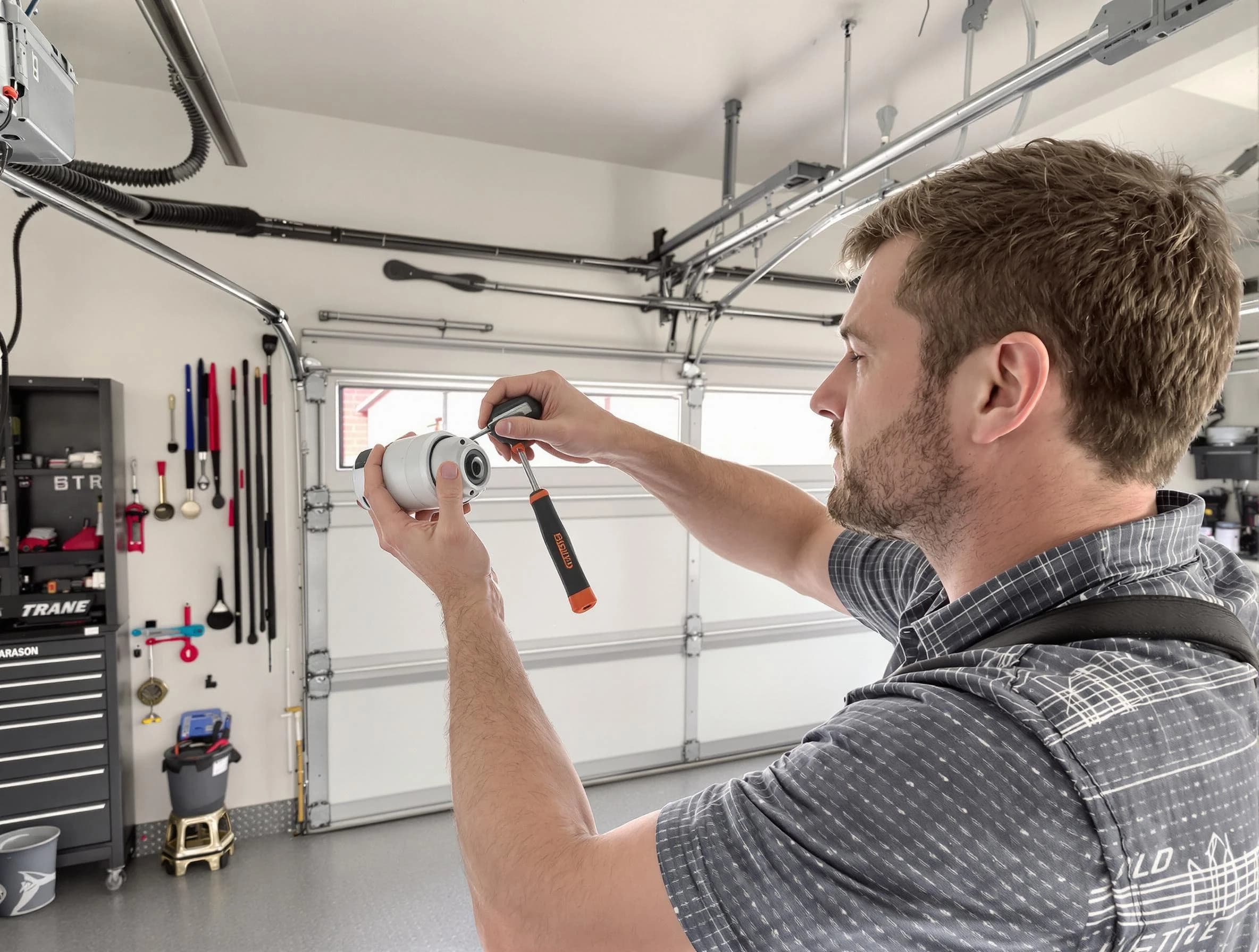 Garage door opener repair service by Mountain Brook Garage Door Repair in Mountain Brook