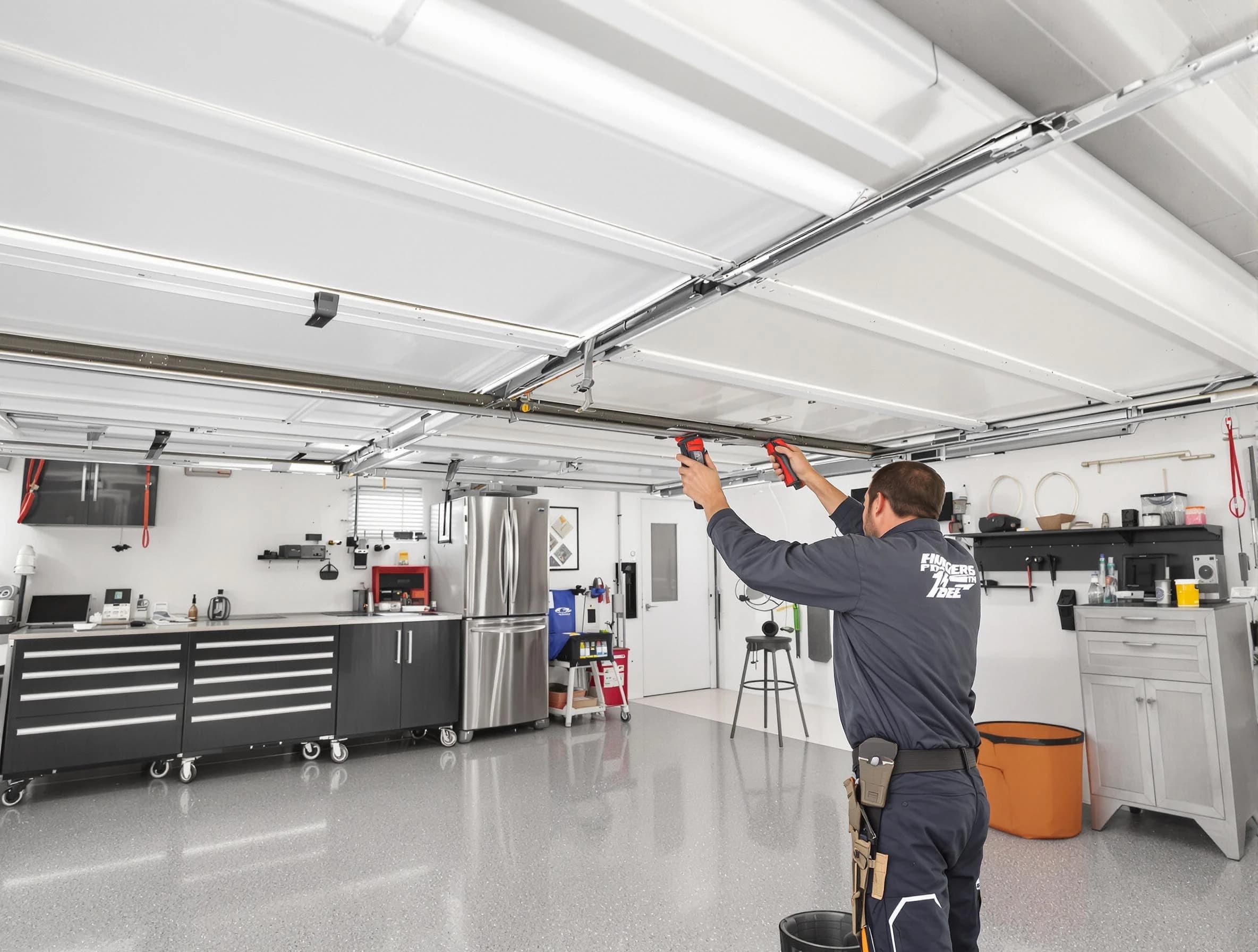 Overhead garage door repair service by Mountain Brook Garage Door Repair in Mountain Brook