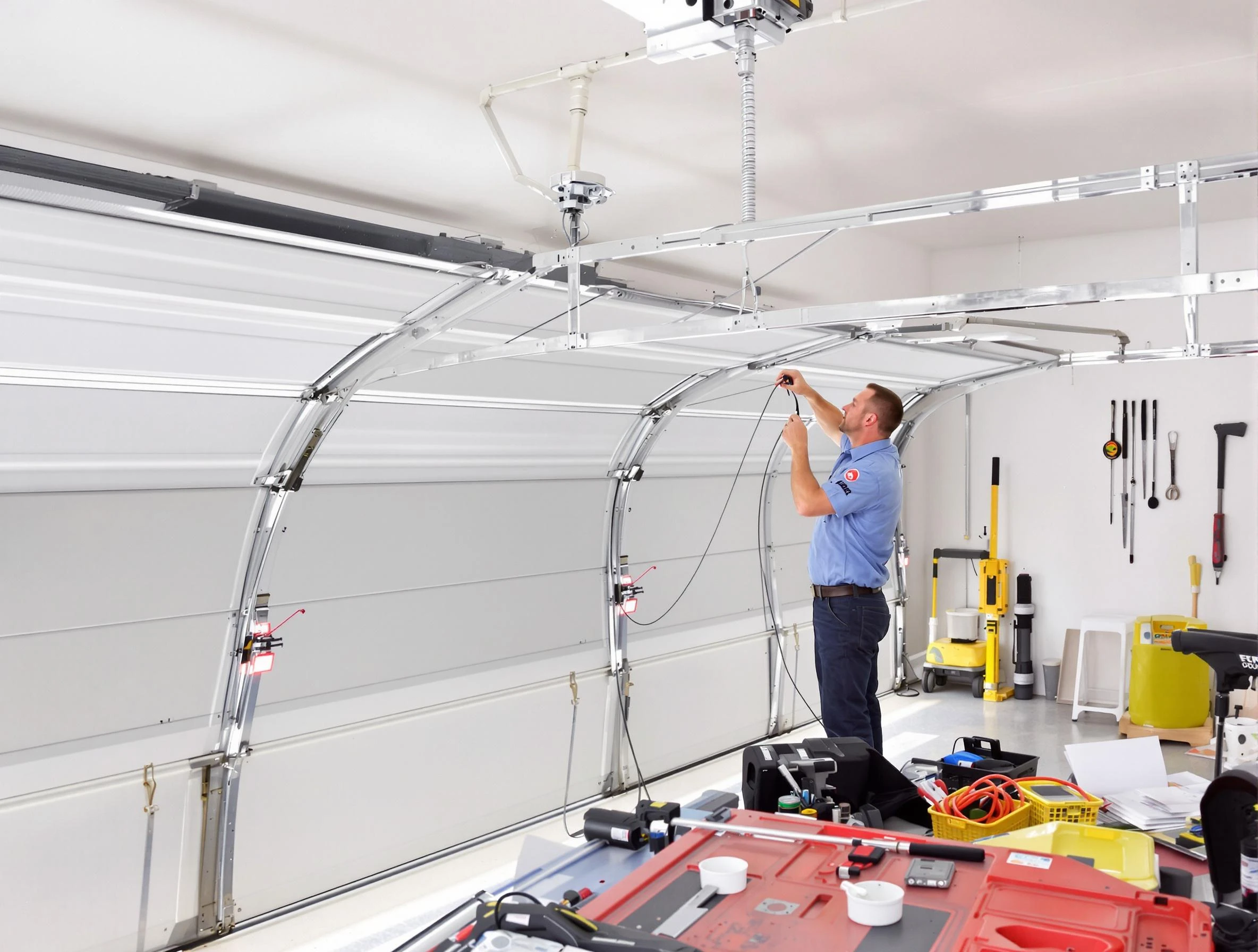 Garage door cable repair service by Mountain Brook Garage Door Repair in Mountain Brook