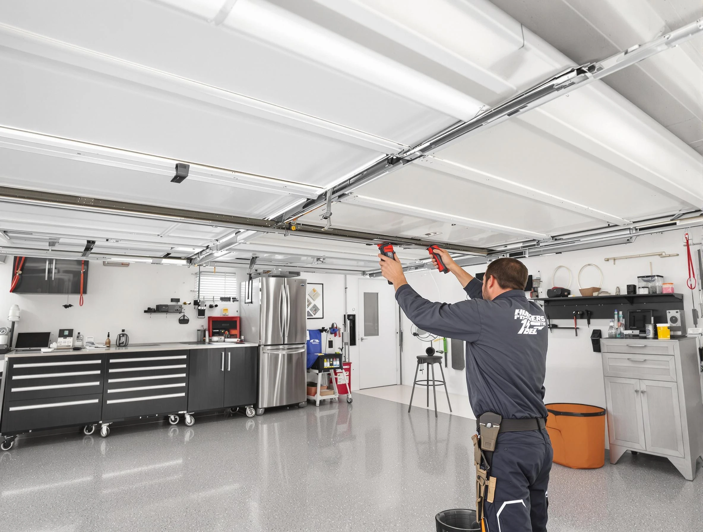 Overhead garage door repair service by Mountain Brook Garage Door Repair in Mountain Brook